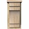 Ekena Millwork Mediterranean Rough Sawn Corbel w/Backplate, Douglas Fir, 8"W x 8"D x 16"H COR08X08X16MED01RDF - alternate 3